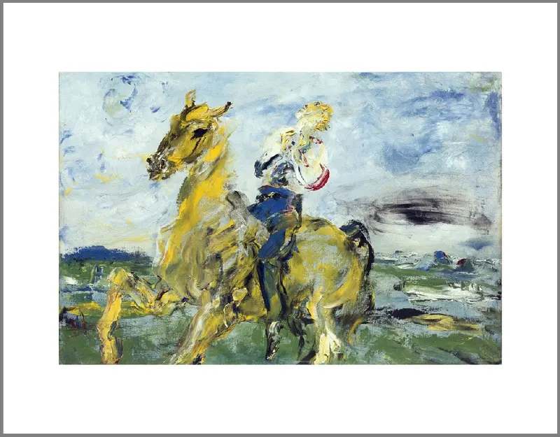 The Singing Horseman Canvas Print 1