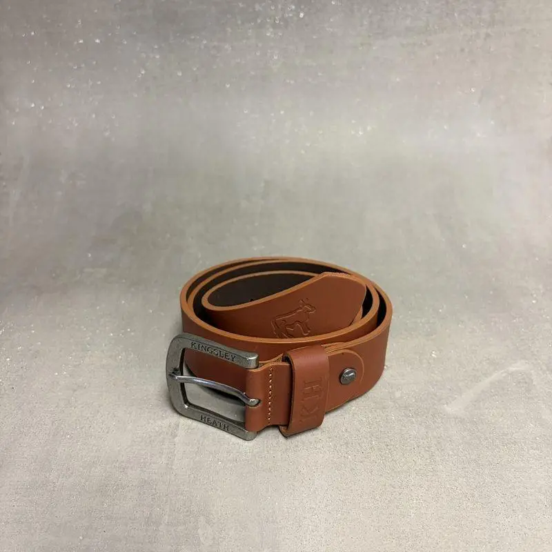 Thick Stitch Loop Belt - Tan 1