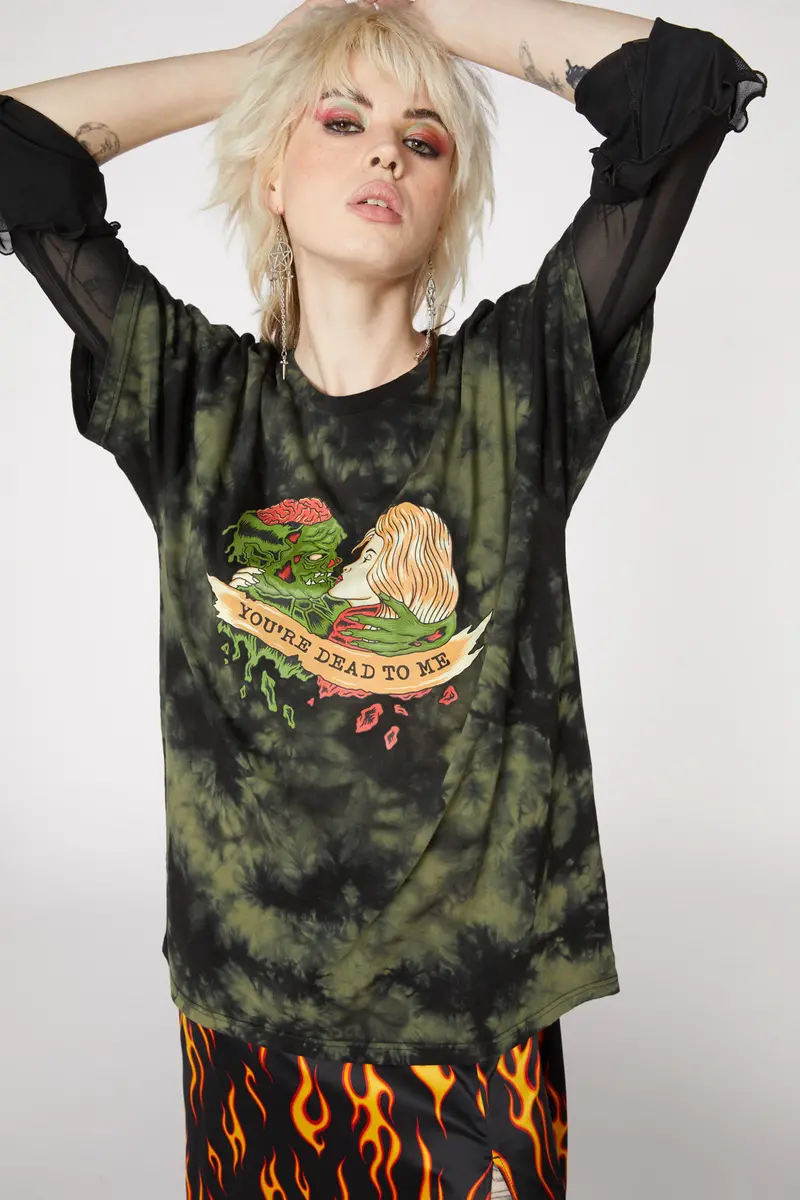 Tie Dye Zombie Lovers Tee 1