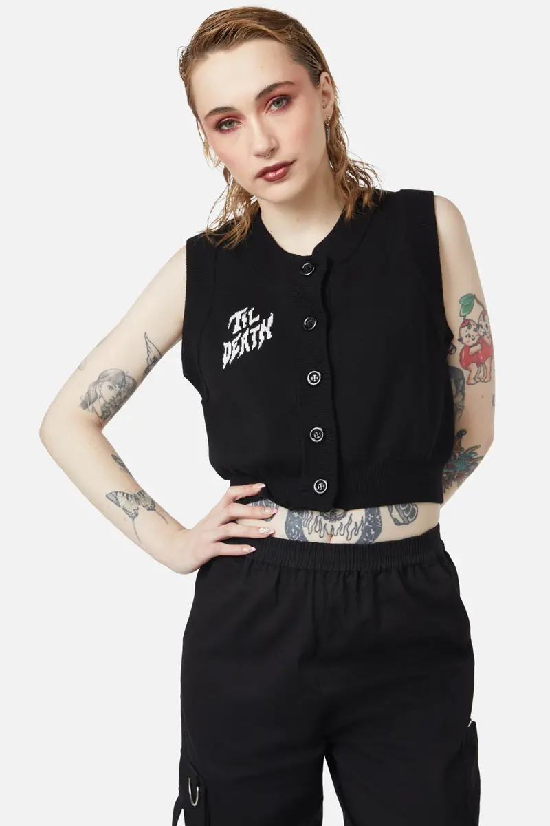 Til Death Button Vest 1