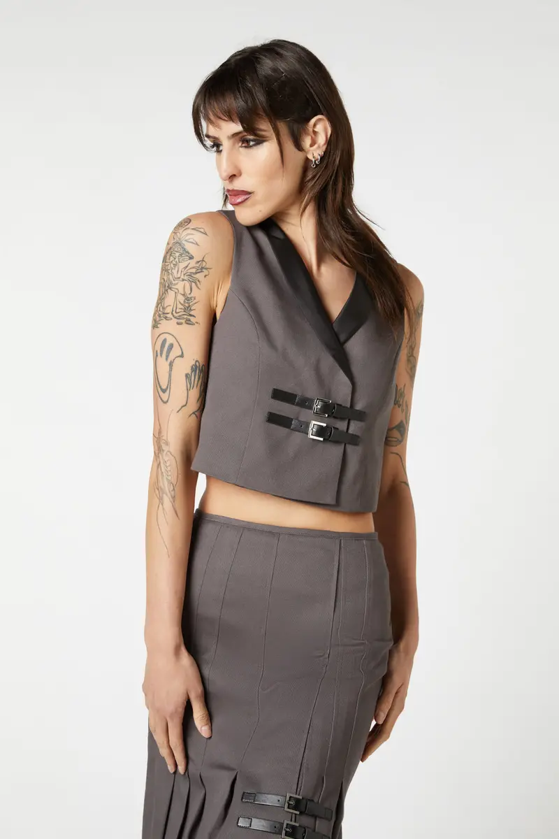 Time & Date Shawl Vest 1