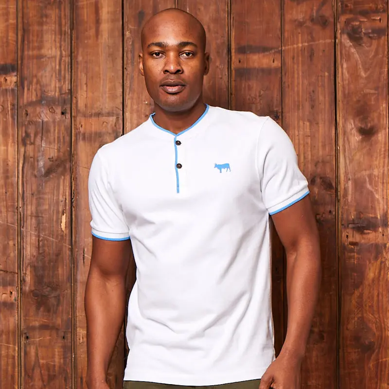 Tipped Collar Sj Henley Pelican 1