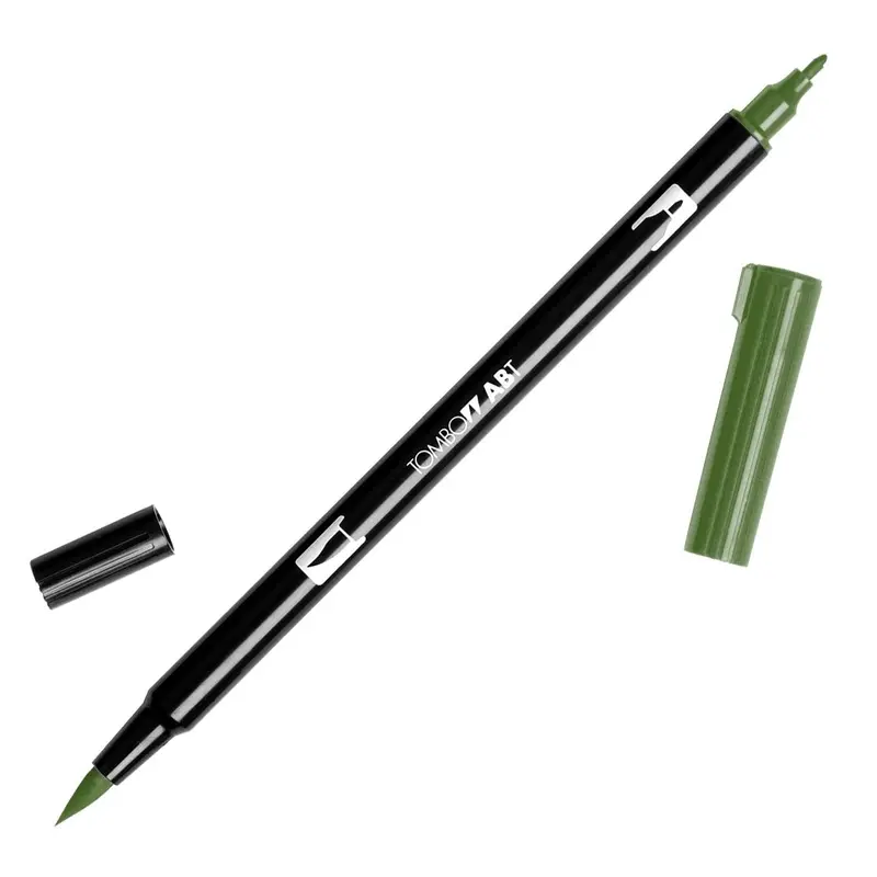 Tombow Dual Brush Pen, 177 Dark Jade 1