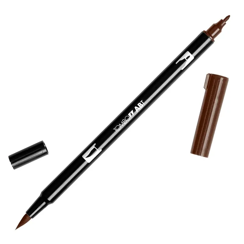 Tombow Dual Brush Pen, 899 Redwood 1