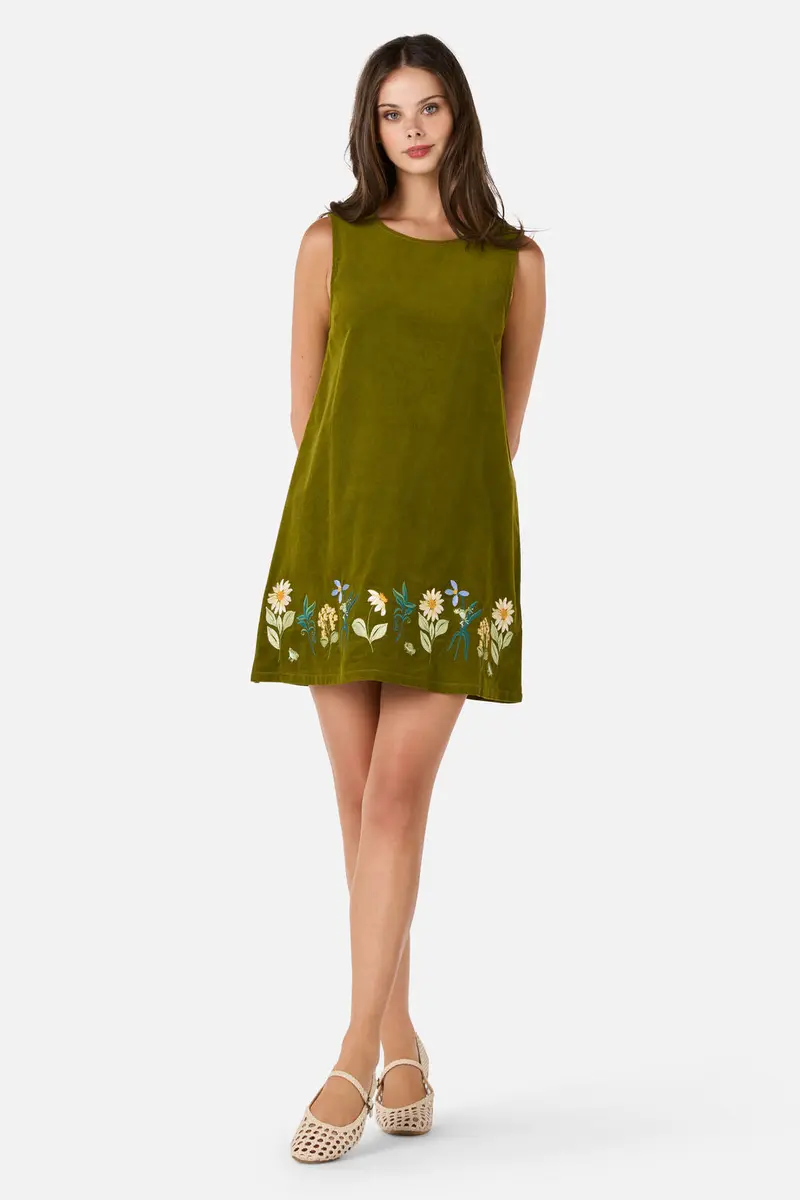 Tree Frog Embroidered Dress 1