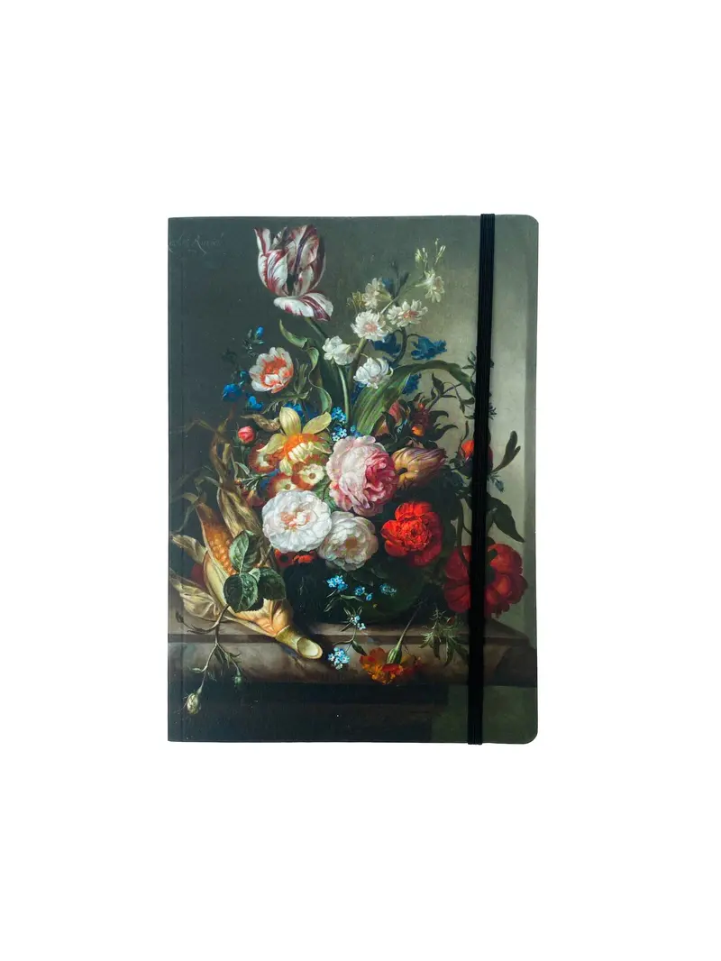 Vase Of Flowers With An Ear Of Corn Notebook 1