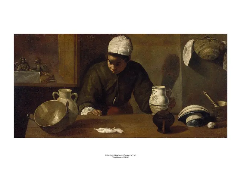 Velázquez, Kitchen Maid With The Supper At Emmaus 1