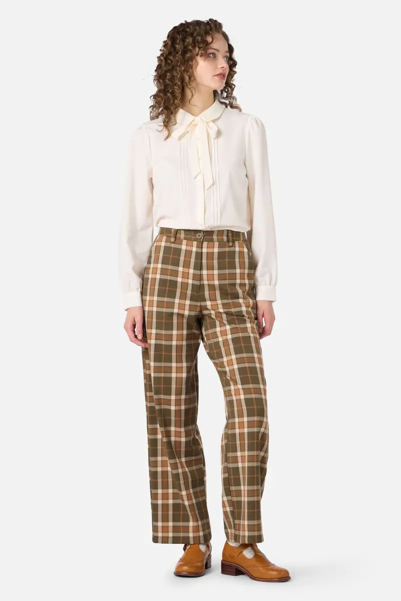 Vera Check Pants 1