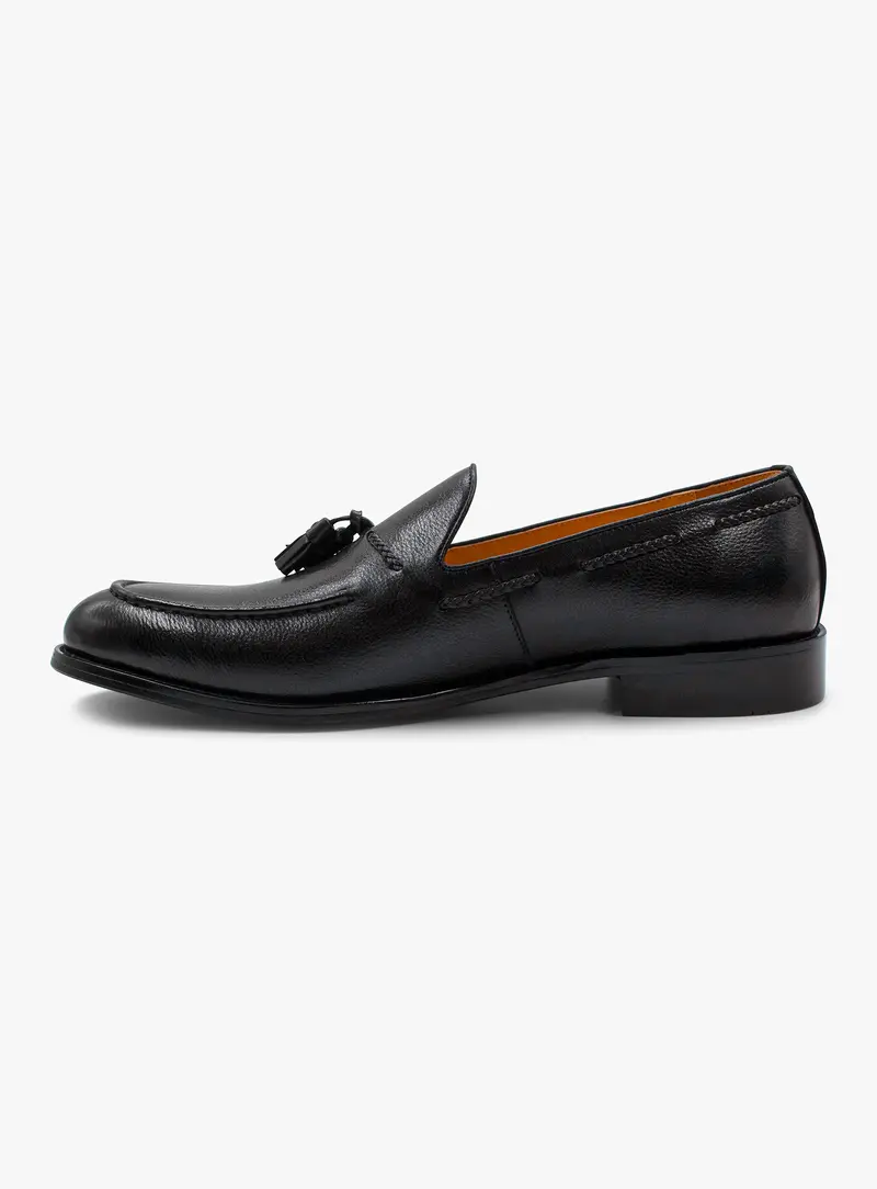 Verdi Tassel Black Loafer 1