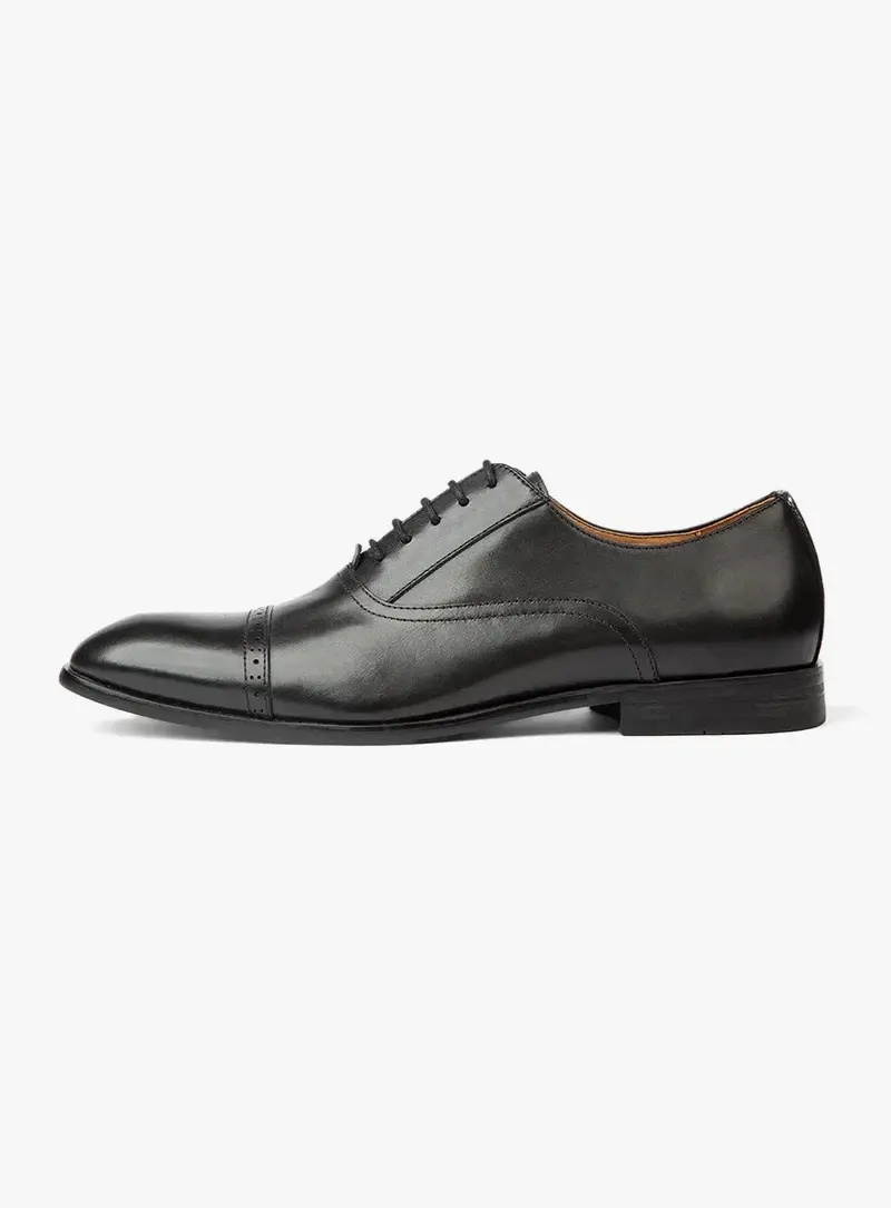 Vieri Cap Black Derby Shoe 1