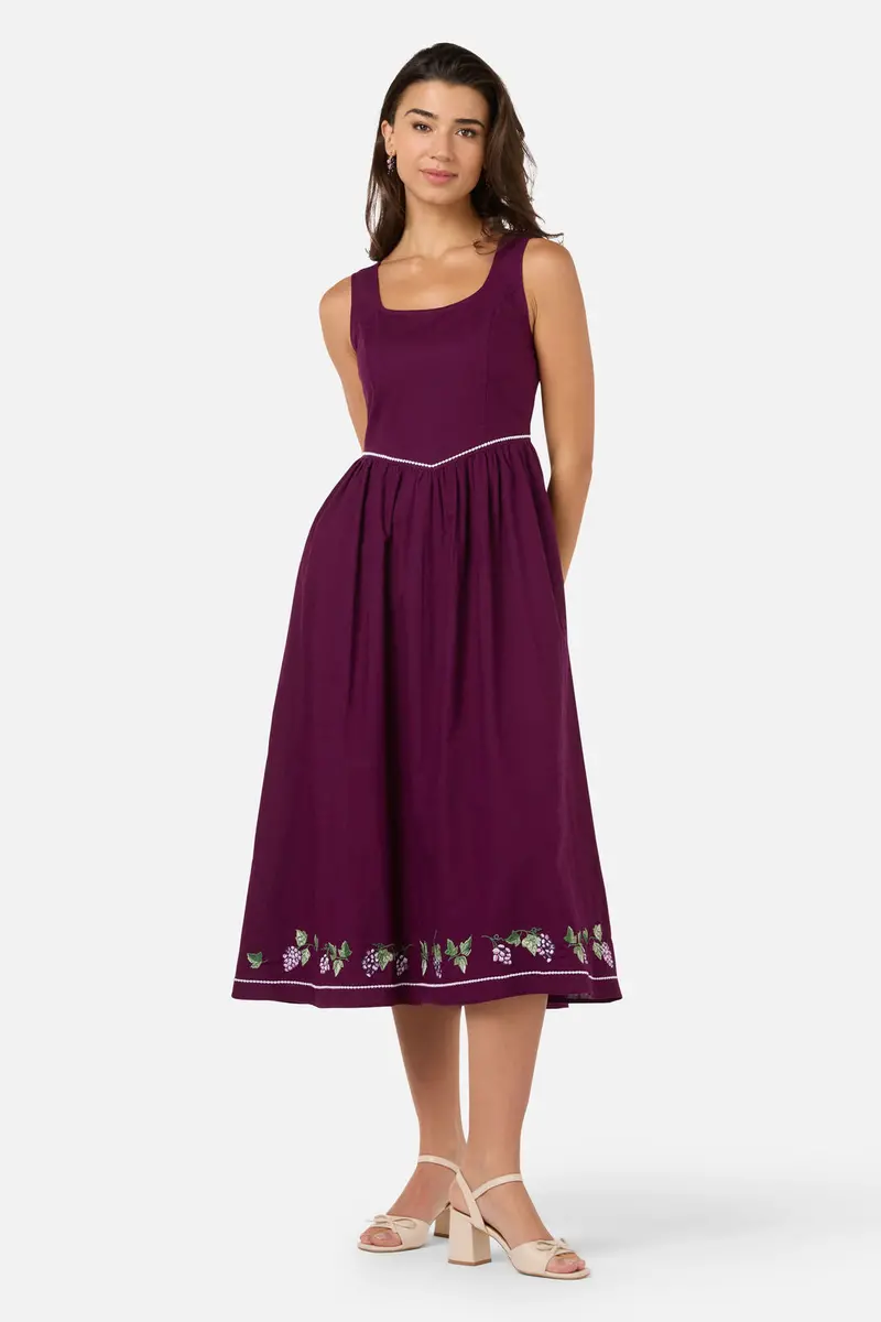 Vineyard Embroidered Dress 1