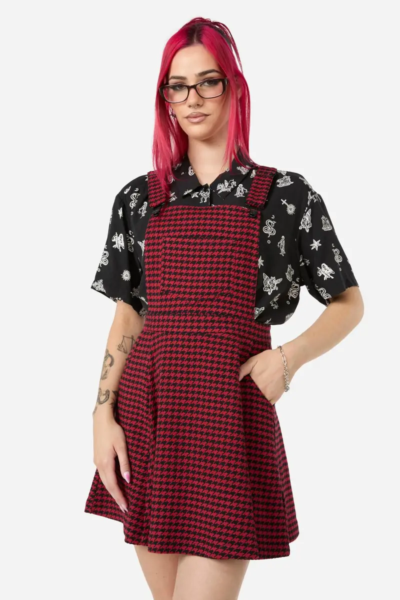 Virtue Houndstooth Pinny 1