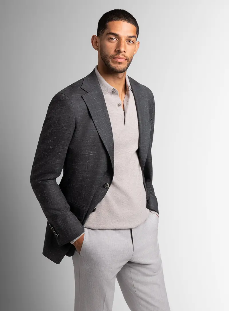 Vitale Green Mouliné Jacket 1