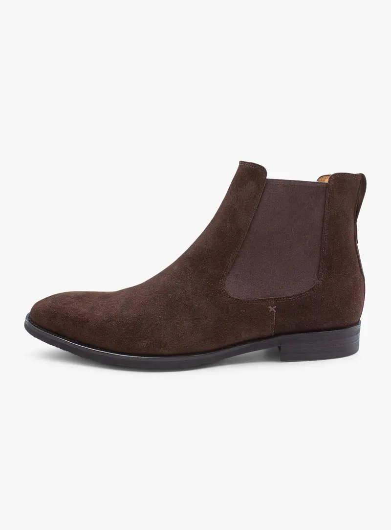 Vittorio Suede Chocolate Brown Chelsea Boot 1
