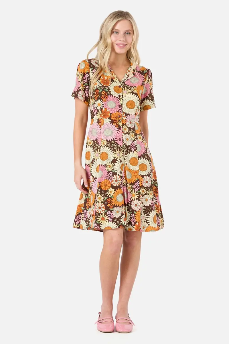 Viva Floral Shirt Dress 1