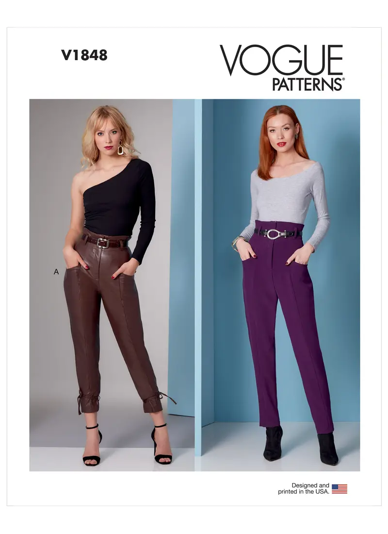 Vogue Pattern V1848 Misses/Petite Pants 1