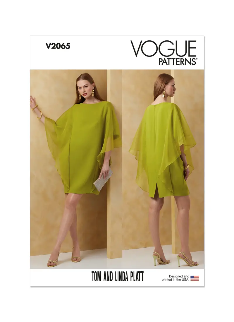 Vogue Pattern V2065 Misses' Dress 1
