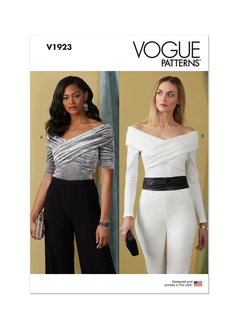 Vogue V1923 Miss Off Shoulder Bodysuit 1