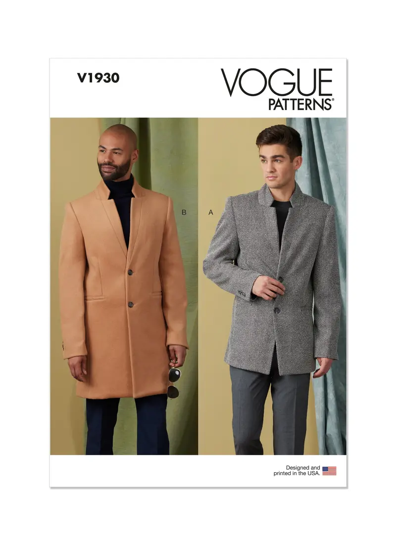 Vogue V1930 Men's Coat 1