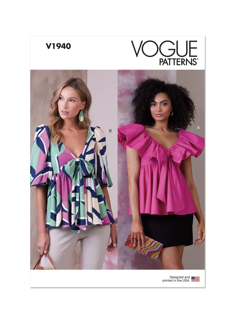 Vogue V1940 Misses' Top 1