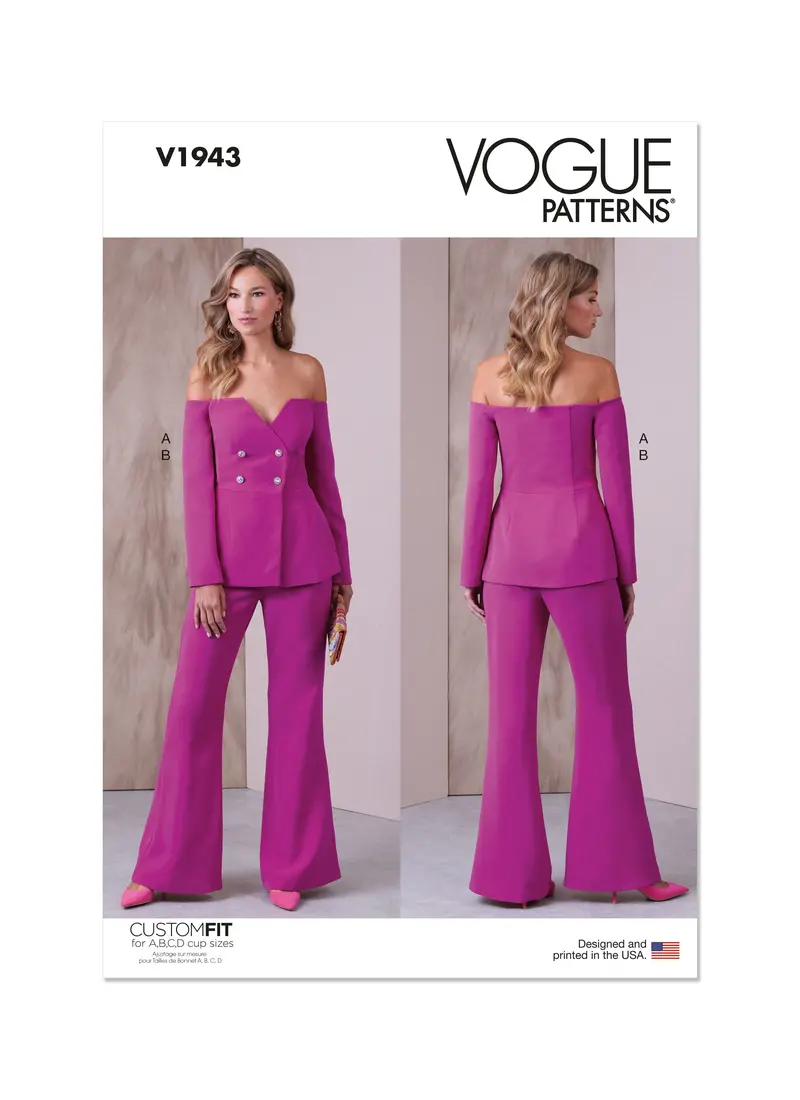 Vogue V1943 Misses' Jacket And Pants 1