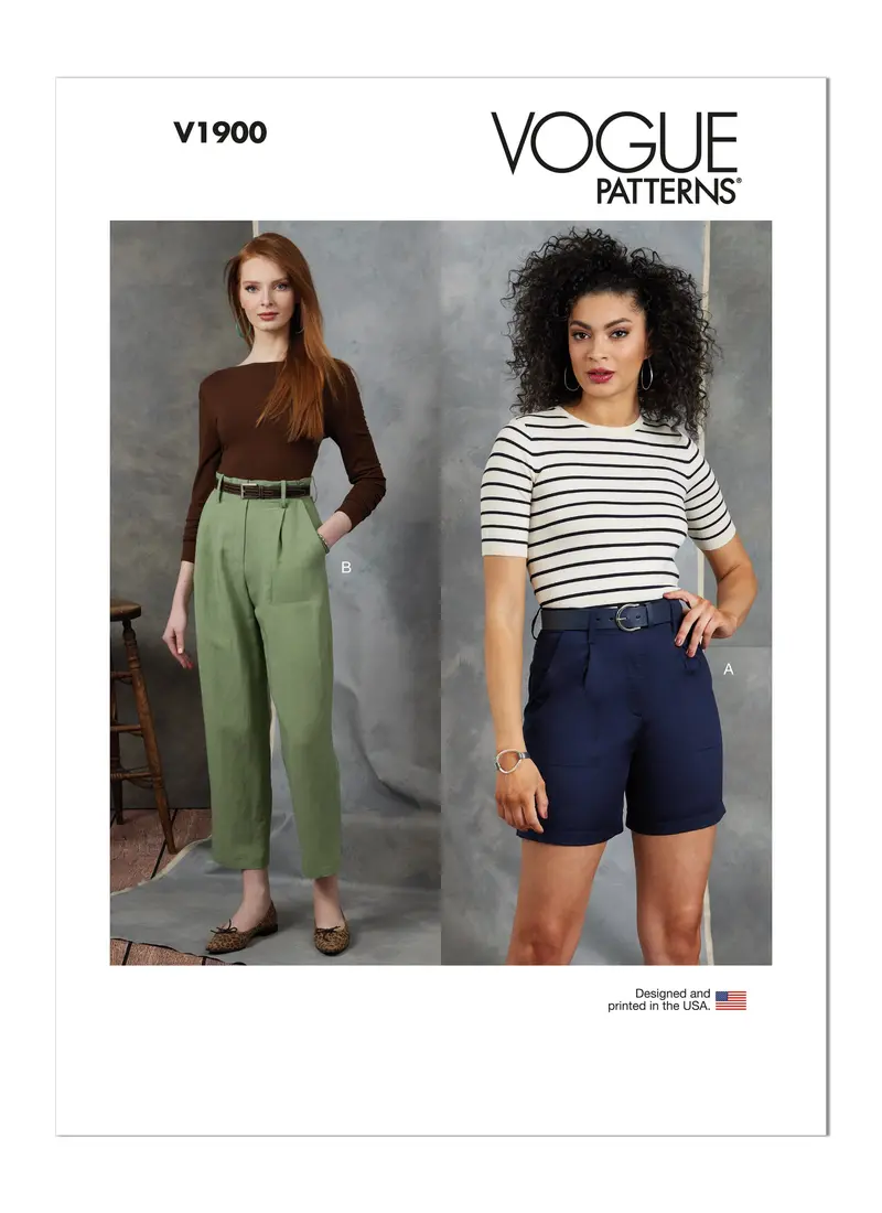 Voguepattern V1900 Misses' Shorts & Pants 1