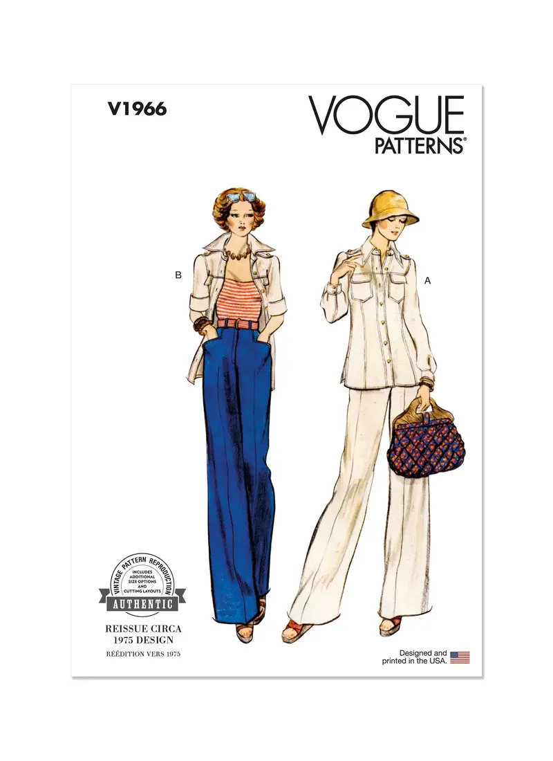 Voguepattern V1966 Misses' Jacket And Pants 1