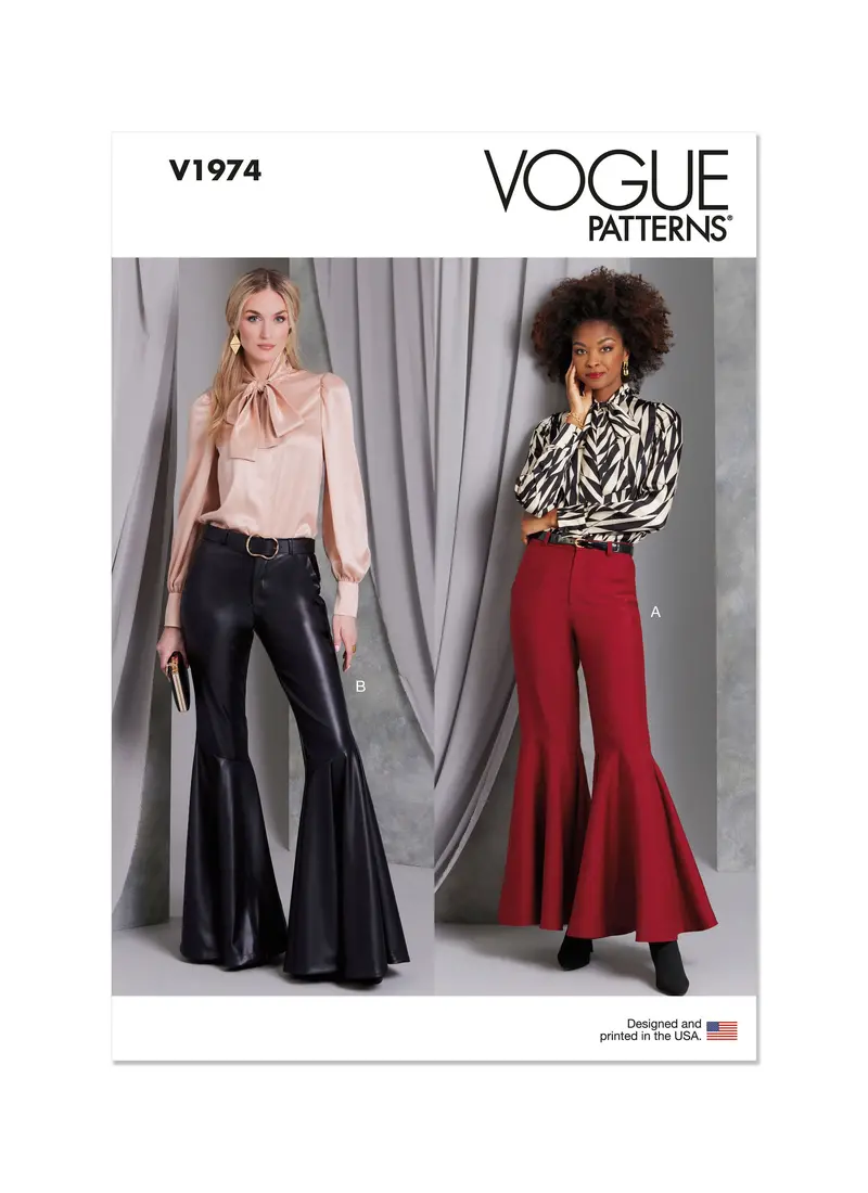 Voguepattern V1974 Misses Skirt Pants 1