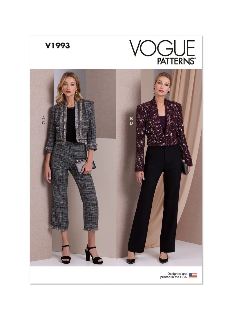 Voguepattern V1993 Misses' Jacket And Pants 1