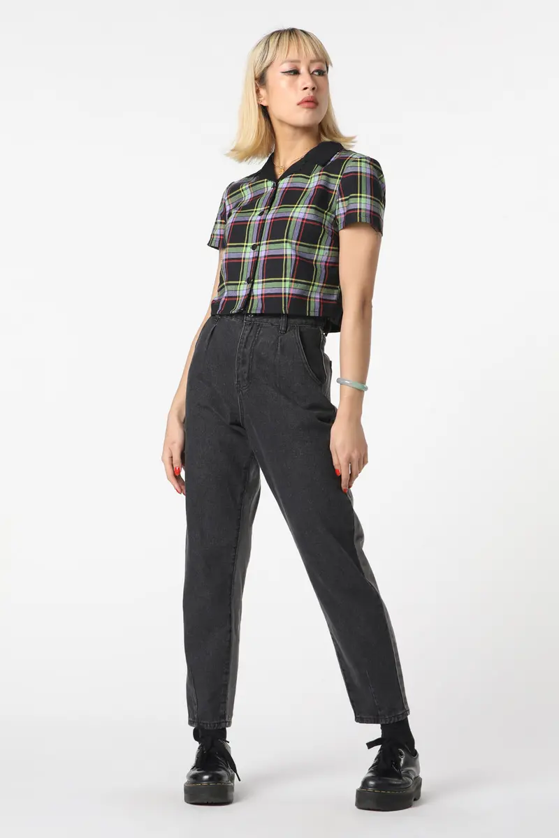 Washed Denim Goth Jean 1