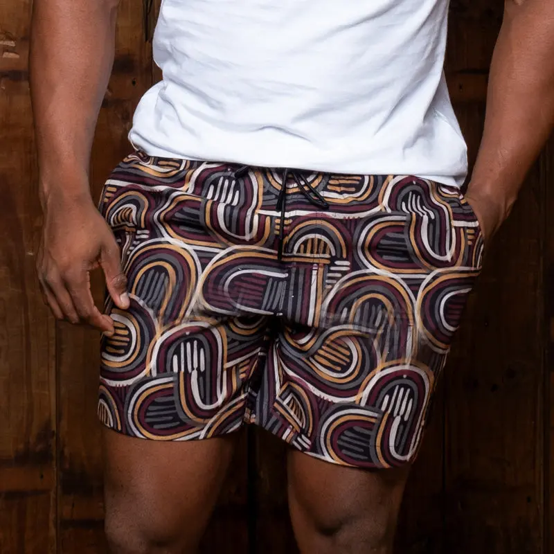 Watercolour Painterly Resort Short 24-25 Mamba 1