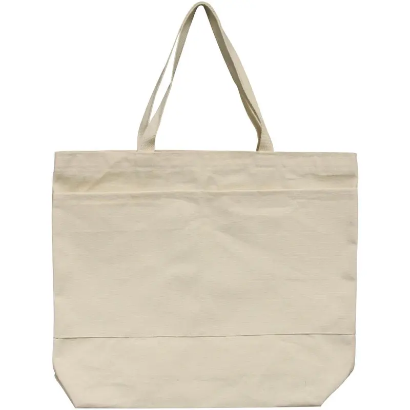 Wear'm Large Tote With Pockets, Natural-18X16x3" 1