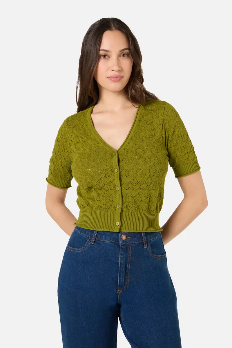 Wednesday Lace Knit Cardigan 1