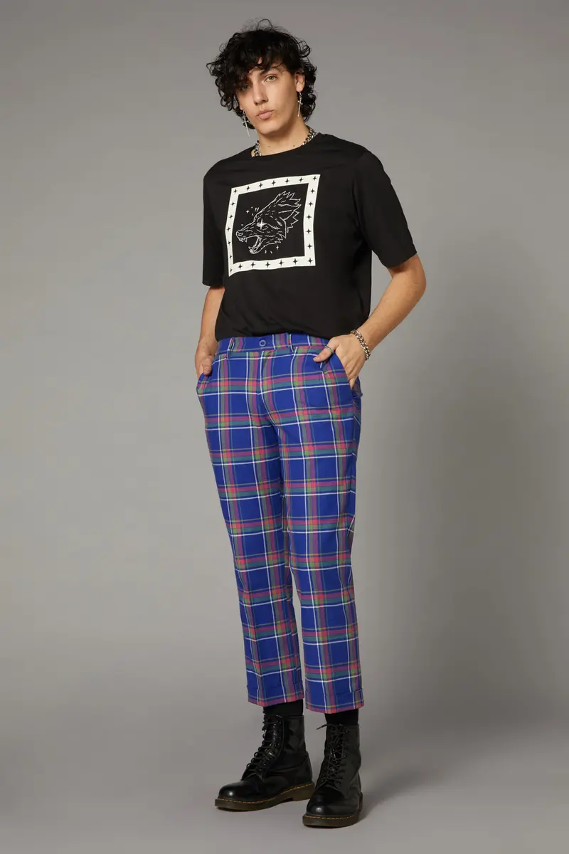 Werewolf Tartan Goth Pant 1