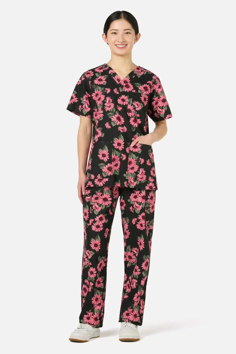 Winter Daisy Scrub Set 1