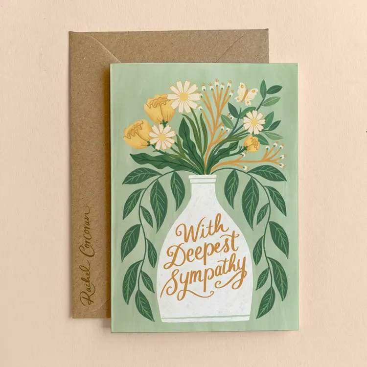 With Deepest Sympathy Greeting Card 1