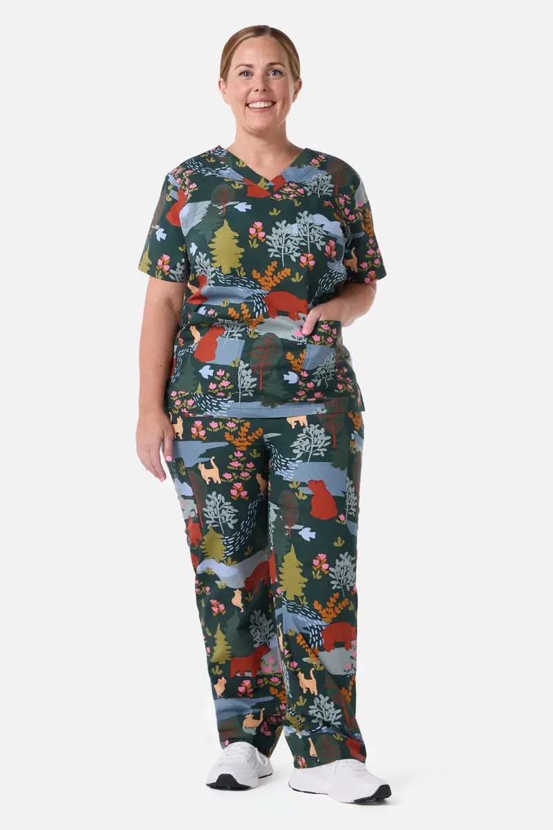 Woodland Bear Scrub Set 1