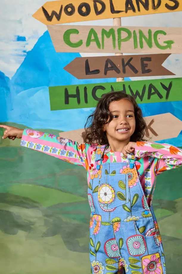Woodland Stripe Kids Ls Tee 1