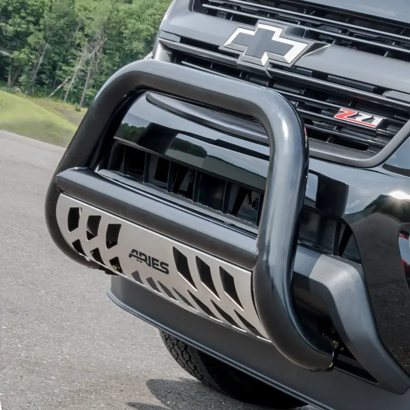 Aries B35-4015 3-Inch Black Steel Bull Bar – Fits Chevrolet Colorado & Gmc Canyon 1