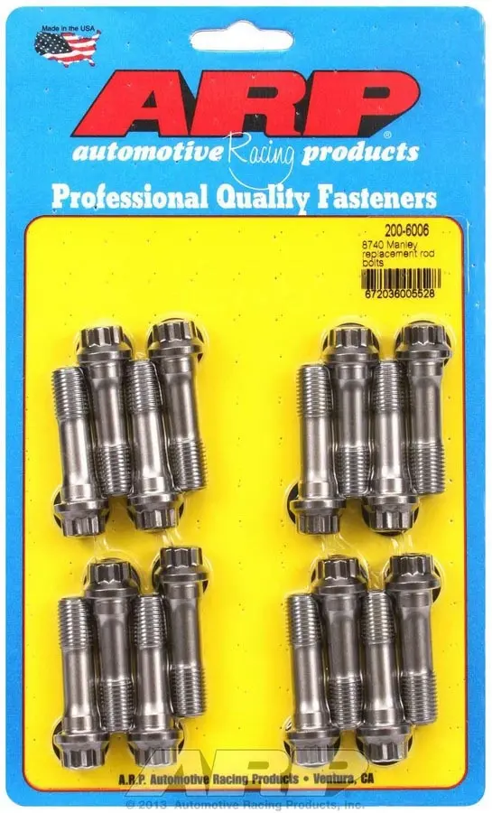 Arp 200-6006 Connecting Rod Bolt Replacement Kit – 7/16″ Thread Size, 16-Piece Set 1