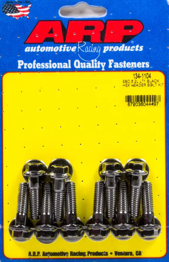 Arp Header Bolt Kit For Gm Lt1 6.2L Engines – 6-Point Hex, Part 134-1104 1