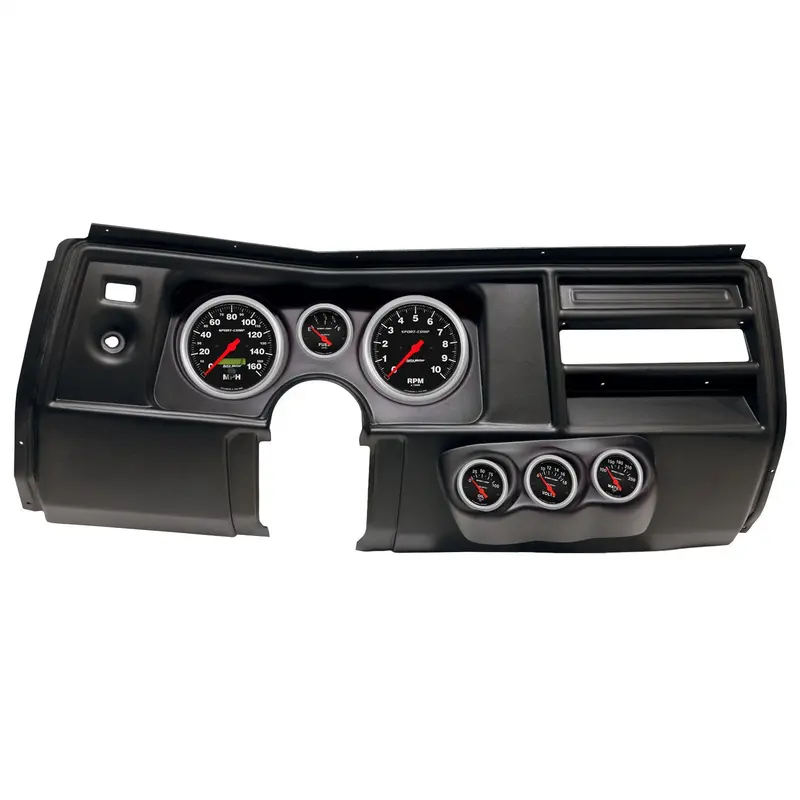 Autometer 2910-11 Direct-Fit Dash Mount Kit For 1969 Chevy Chevelle (No Vent, Sport-C Style) 1
