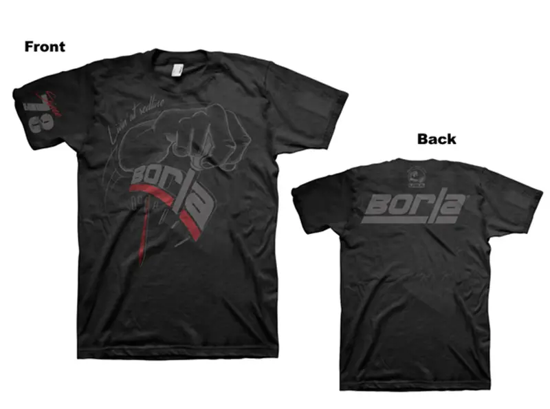 Borla 21573 Men’S Charcoal Shifter-Themed T-Shirt – Xxxl Size 1