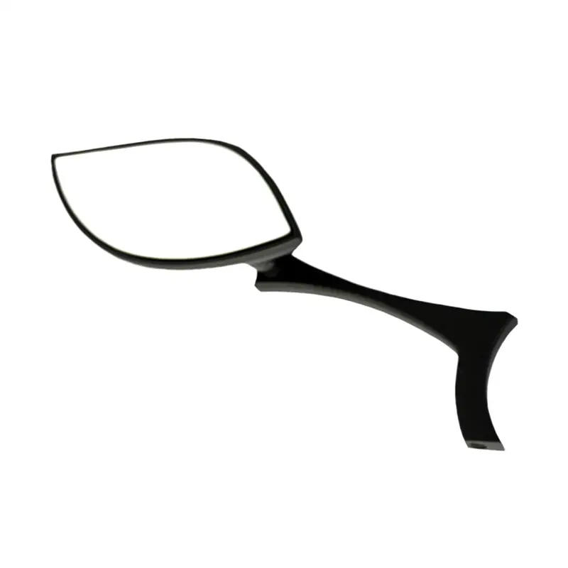 Cipa Stylized Teardrop Motorcycle Mirror Kit – Black, Left & Right 1