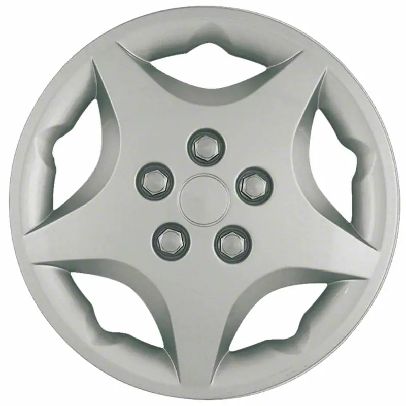 Coast To Coast Spring Steel Wheel Clip Set – 14" 5-Spoke, Silver, 4-Pack 1
