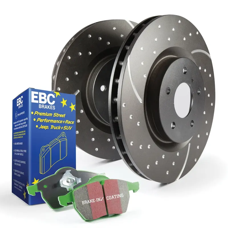 Ebc S3 Greenstuff High-Performance Brake Kit – Includes Pads & Gd Rotors For Trucks/Suvs 1