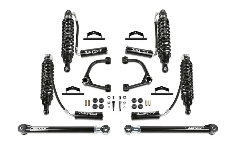 Fabtech K2378Dl Uniball Upper Control Arm Lift Kit With Integrated Shocks 1