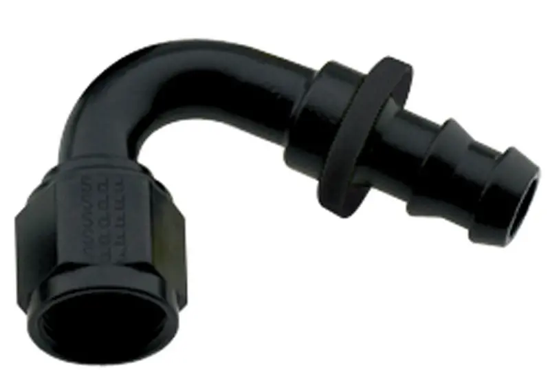 Fragola 212016-Bl 120° Push-Lock Hose Fitting – #16 An, Black Anodized 1
