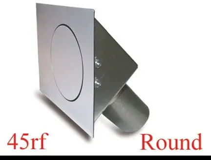 Hagan Street Rod Fuel Door – 45Rf Round Style, Flat-Mount Design 1