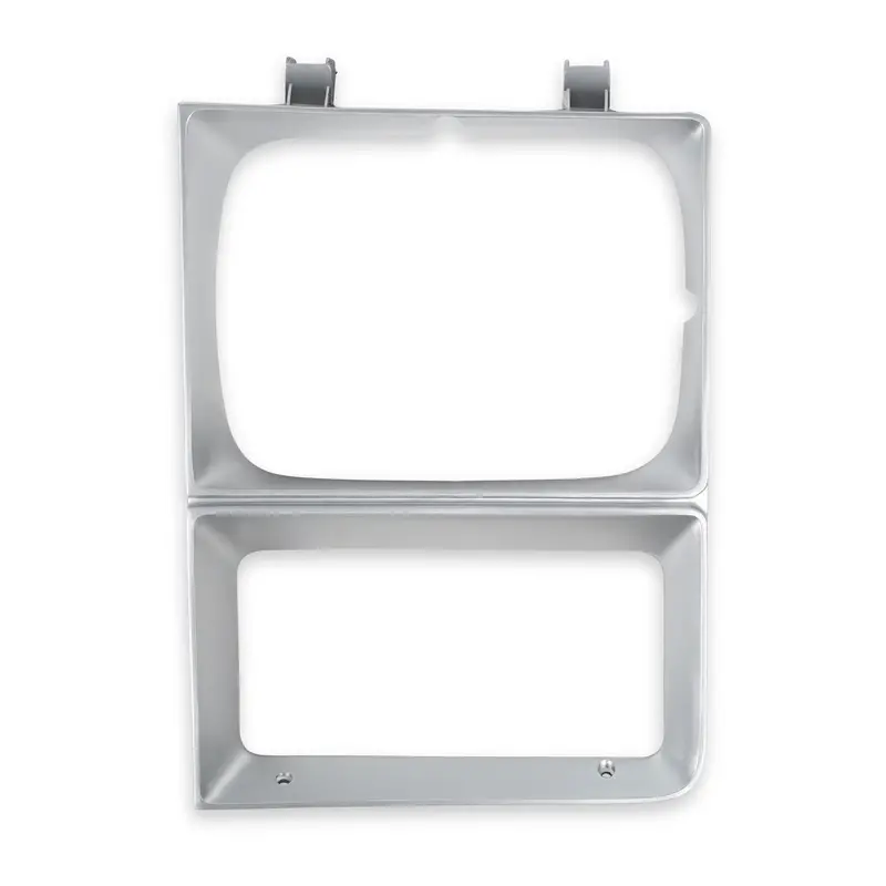 Holley Classic Truck Left-Side Headlight Bezel – Single Mount, Silver Finish 1
